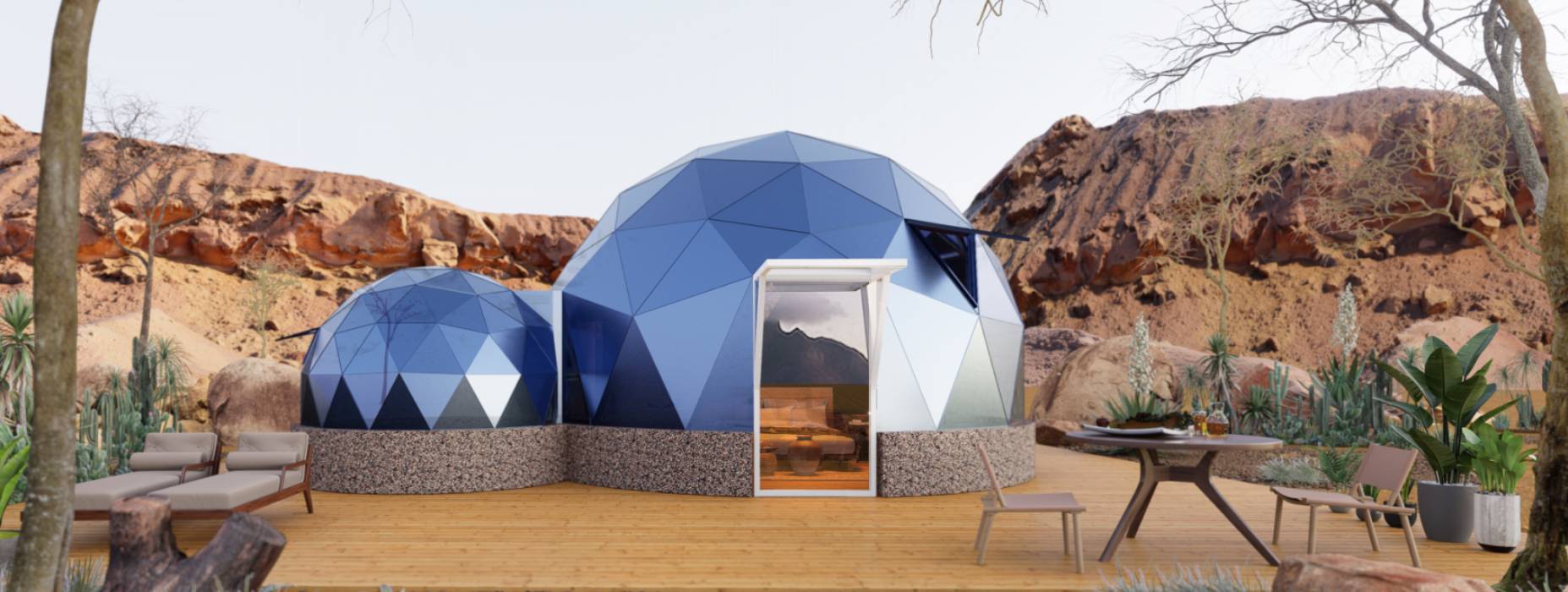 南木林县球形智能光伏玻璃星空房